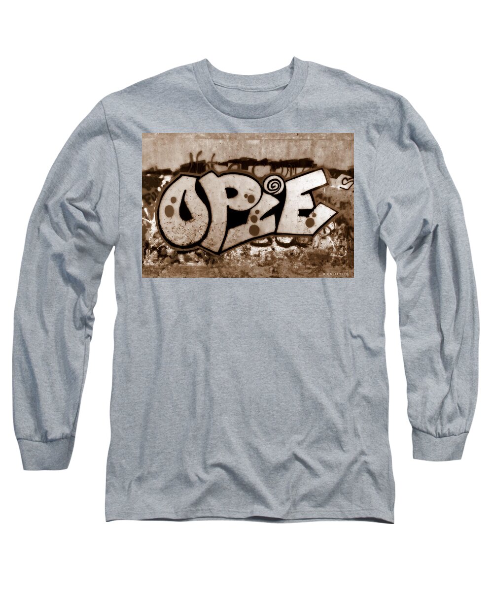 Opie Taylor Gone Wild Long Sleeve T-Shirt featuring the photograph Opie Taylor Gone Wild by Edward Smith