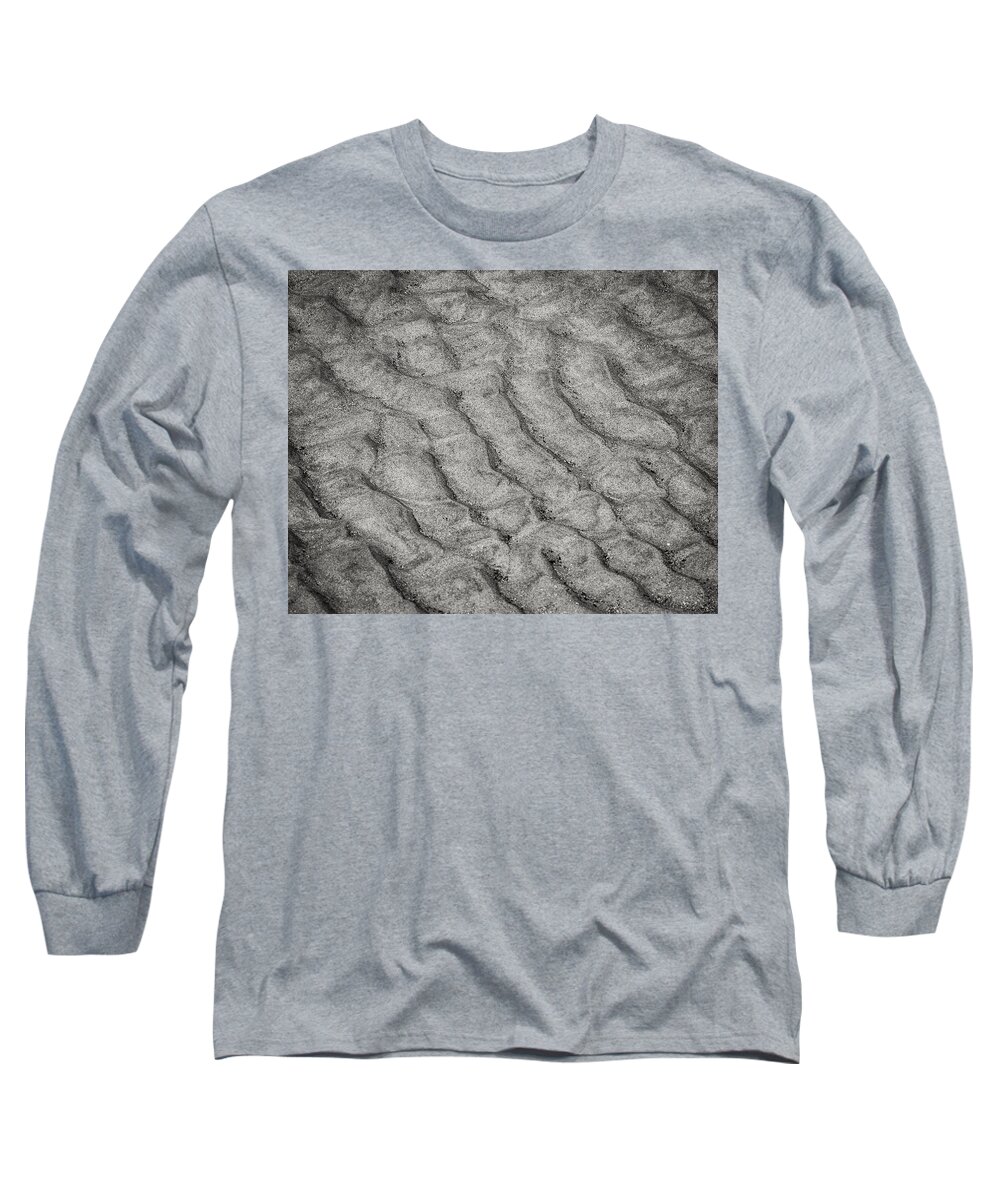 Sand Long Sleeve T-Shirt featuring the photograph Patterns in the Sand by Patricia Schaefer