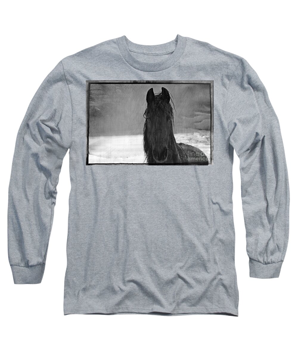 Animal Long Sleeve T-Shirt featuring the photograph Peace in the Storm by Michelle Twohig