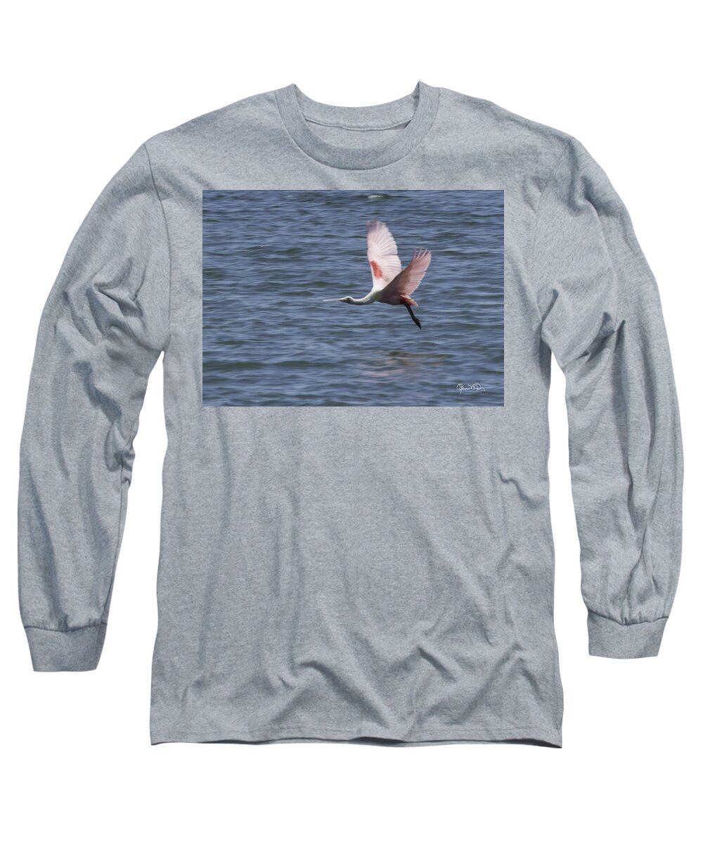 susan Molnar Long Sleeve T-Shirt featuring the photograph Pink and Blue III by Susan Molnar