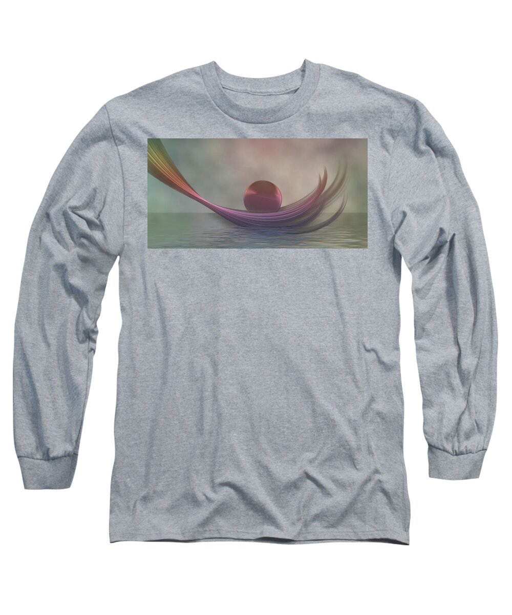 Atmpsphere Long Sleeve T-Shirt featuring the digital art Relax by Gabiw Art