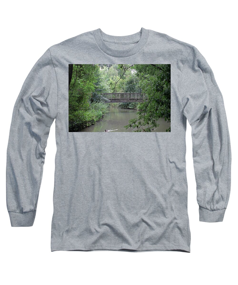 Great Ouse Long Sleeve T-Shirt featuring the photograph River Great Ouse by Tony Murtagh