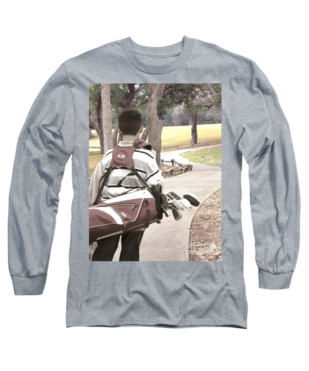 Photography Long Sleeve T-Shirt featuring the photograph Road to Success - Inspirational Art by Ella Kaye Dickey
