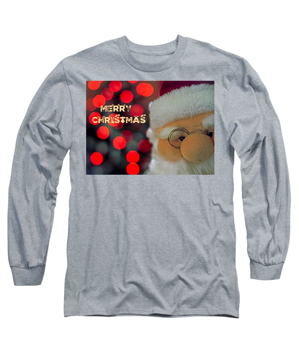 Santa Long Sleeve T-Shirt featuring the photograph Santa by Spikey Mouse Photography