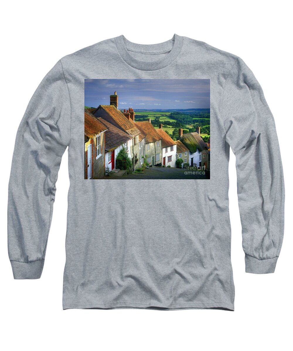 Horizontal Long Sleeve T-Shirt featuring the photograph Shaftesbury by Edmund Nagele FRPS