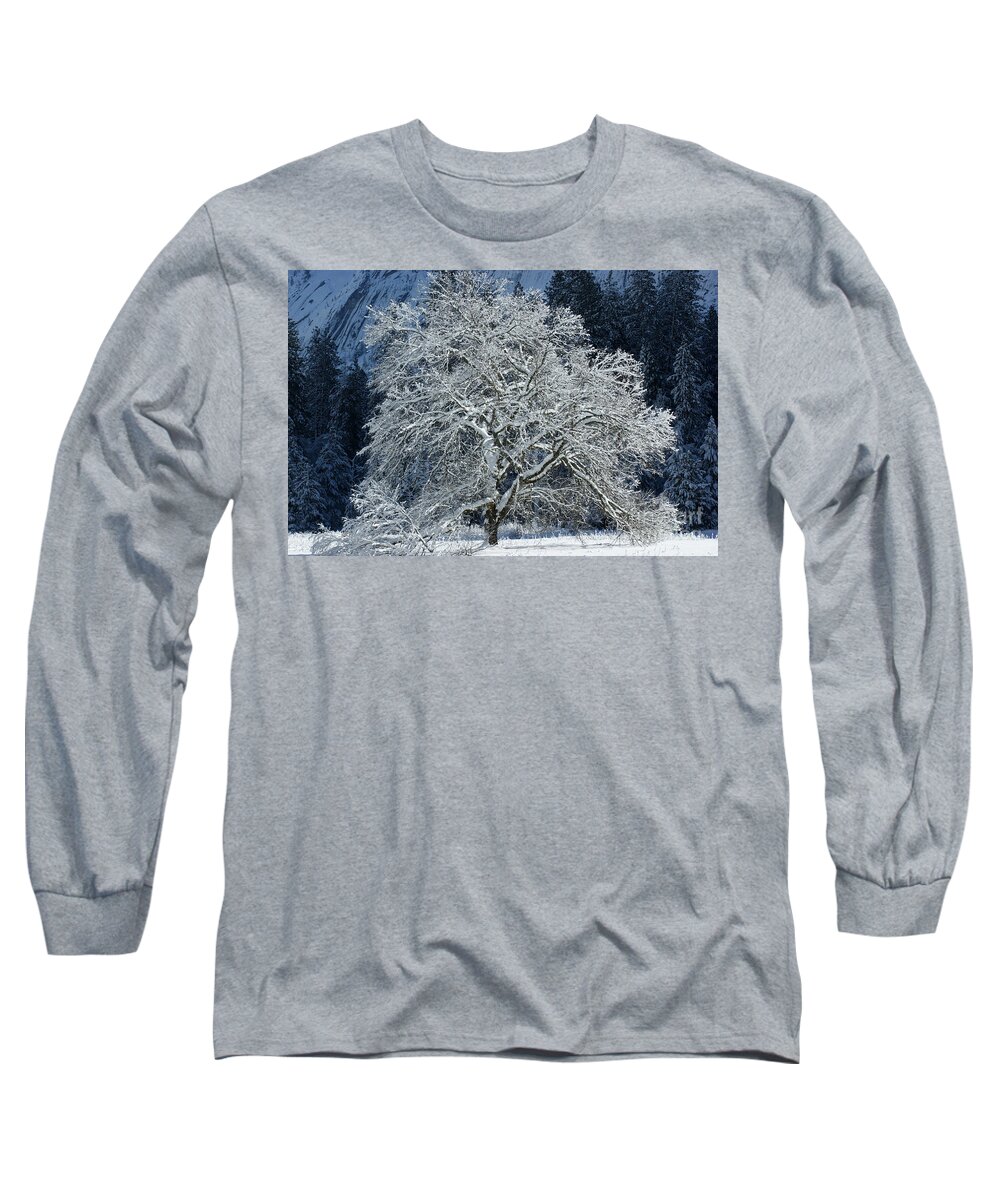 Snow Long Sleeve T-Shirt featuring the photograph Snow Covered Winter by Christine Jepsen