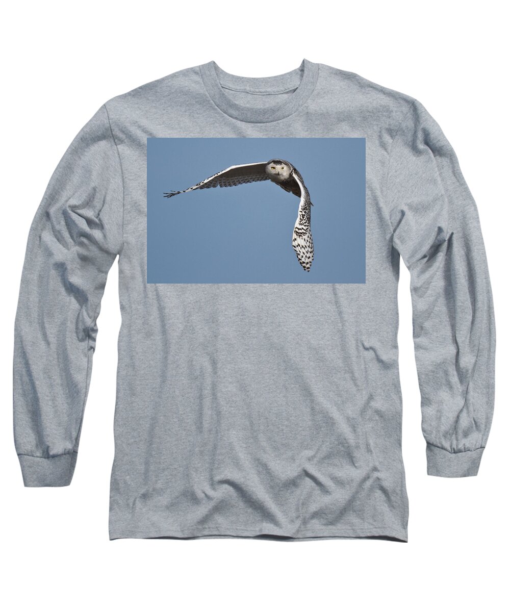 Snowy Long Sleeve T-Shirt featuring the photograph Snowy #3 by Wes and Dotty Weber