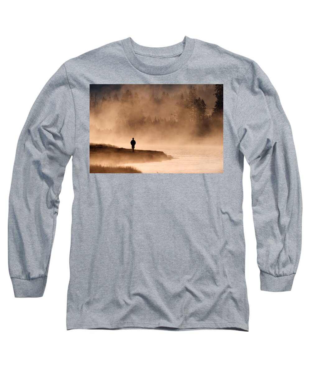 Solitude Long Sleeve T-Shirt featuring the photograph Solitude by Gary Langley