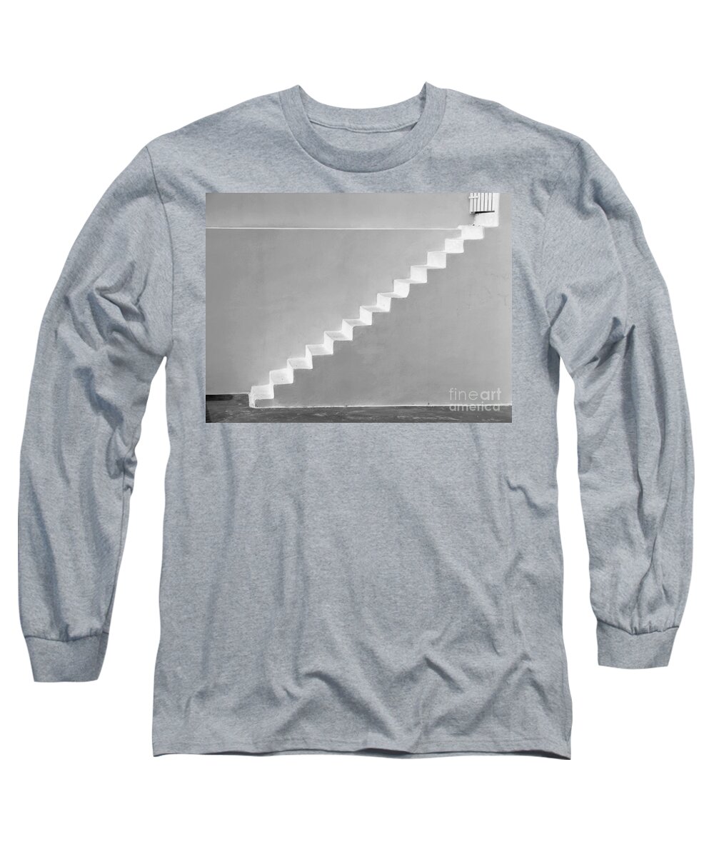 White Long Sleeve T-Shirt featuring the photograph Steps To Heaven by Ana Maria Edulescu