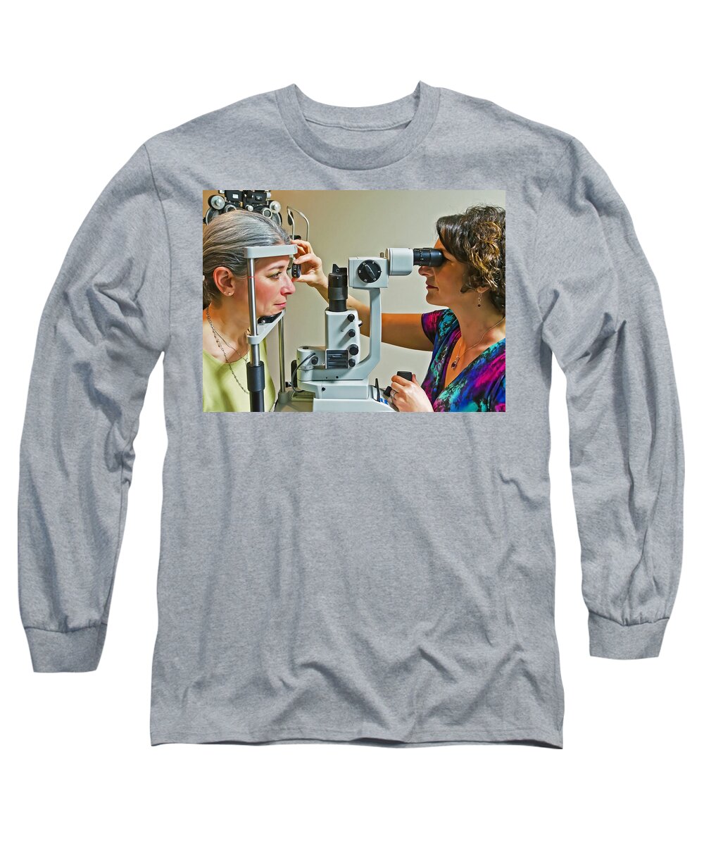 Optometrist Long Sleeve T-Shirt featuring the photograph The Eye Doctor by Keith Armstrong