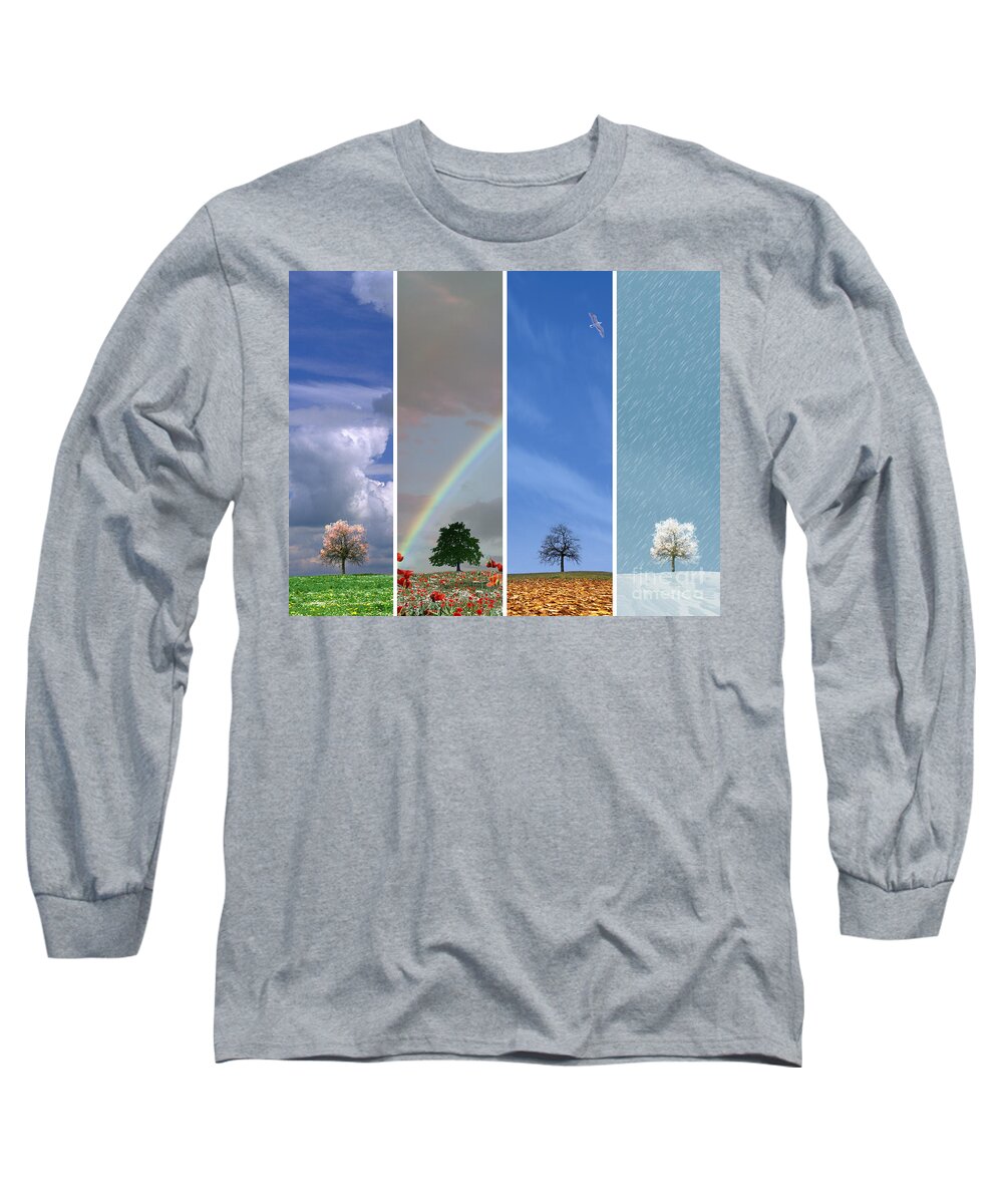 Nag003144 Long Sleeve T-Shirt featuring the photograph The Four Seasons by Edmund Nagele FRPS