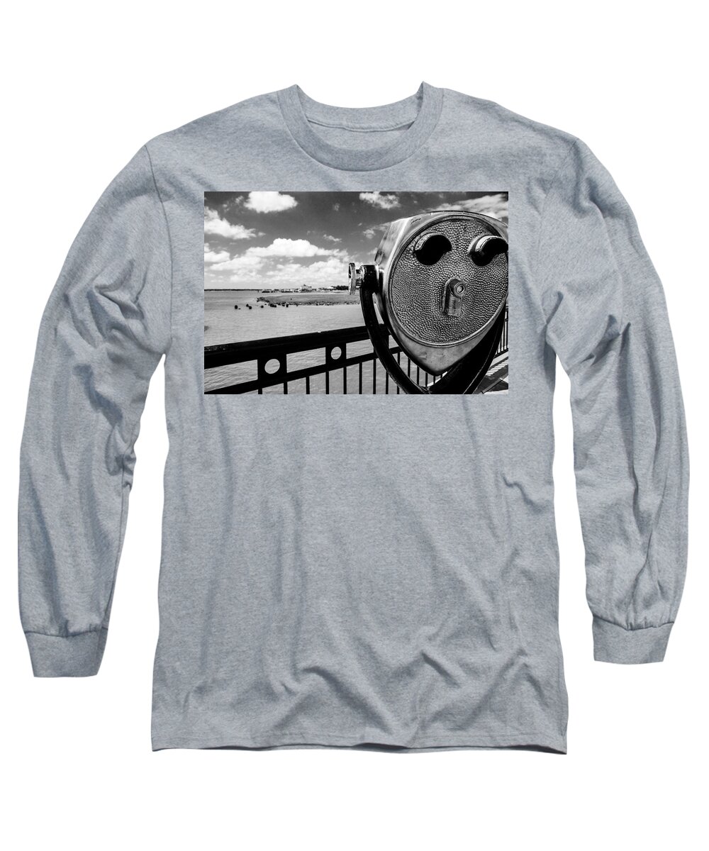 Landscape Long Sleeve T-Shirt featuring the photograph The Viewer by Sennie Pierson