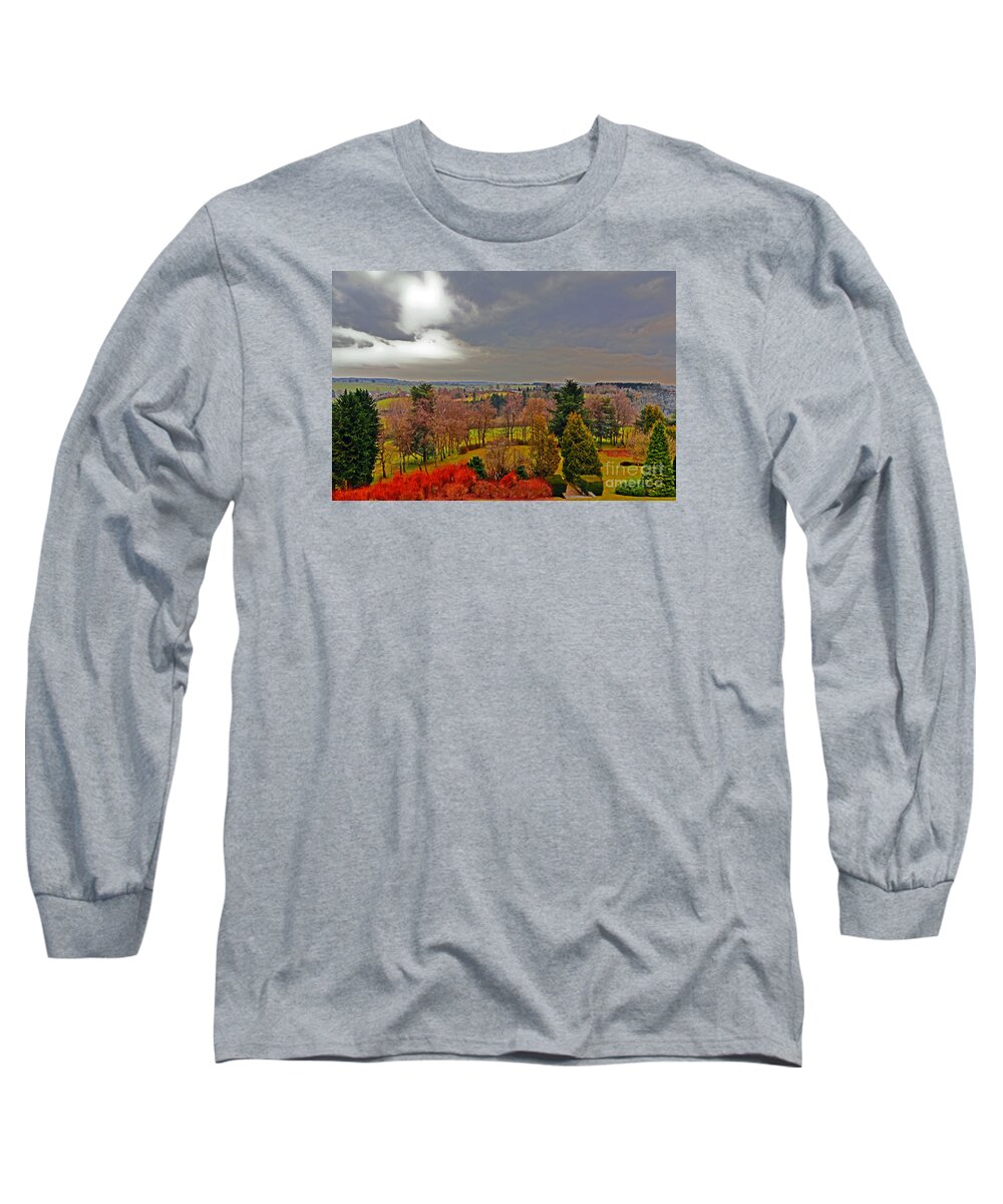Travel Long Sleeve T-Shirt featuring the photograph View of Belgium by Elvis Vaughn