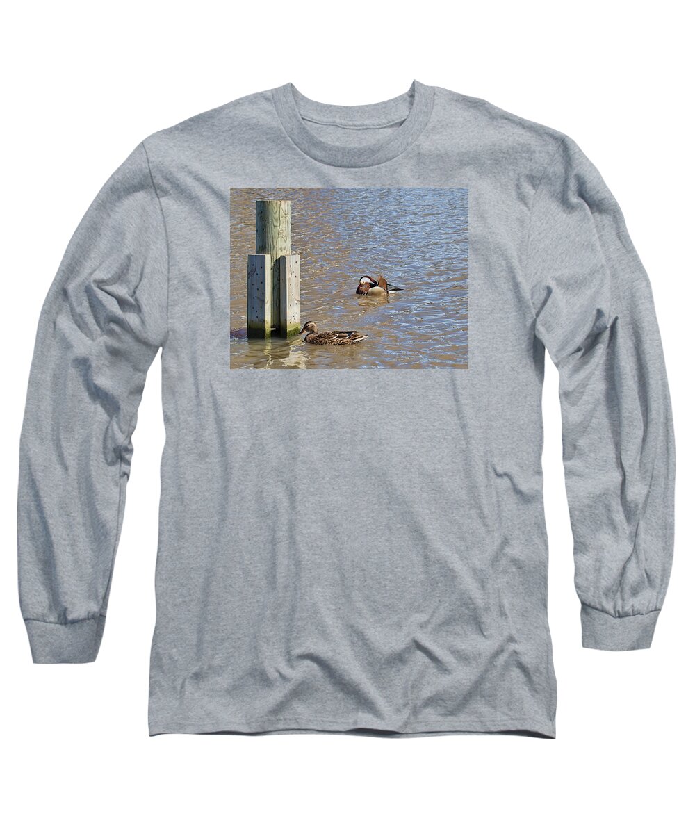 Female Long Sleeve T-Shirt featuring the photograph who is who by Leif Sohlman- by Leif Sohlman