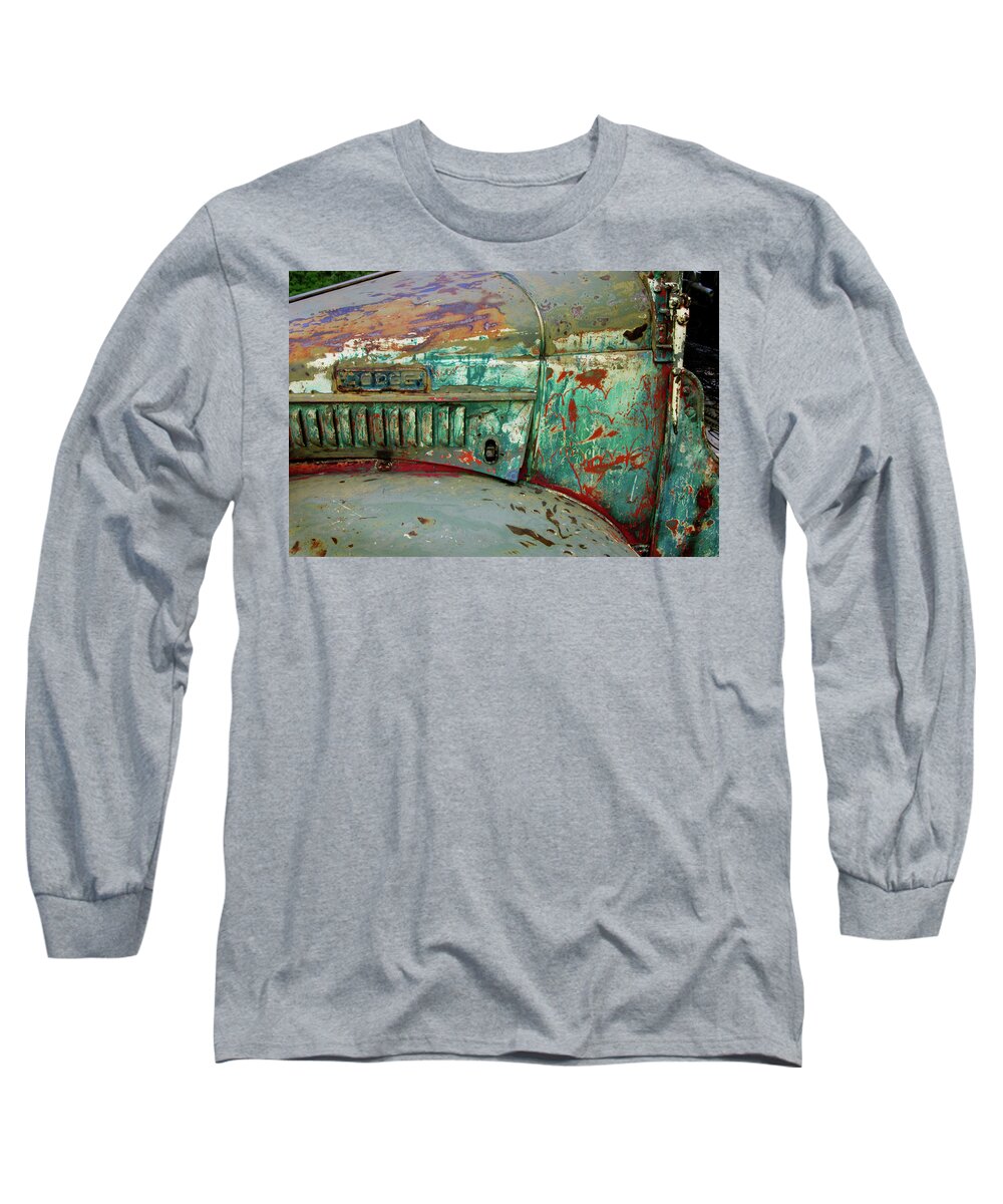 Dodge Long Sleeve T-Shirt featuring the photograph Dodge by Ron Weathers