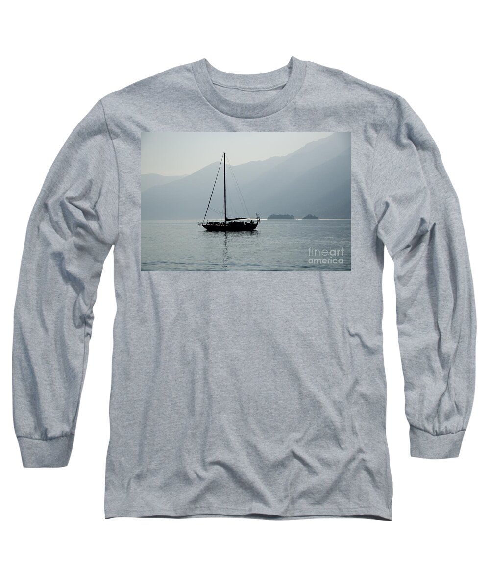 Sailing Boat Long Sleeve T-Shirt featuring the photograph Sailing boat #5 by Mats Silvan