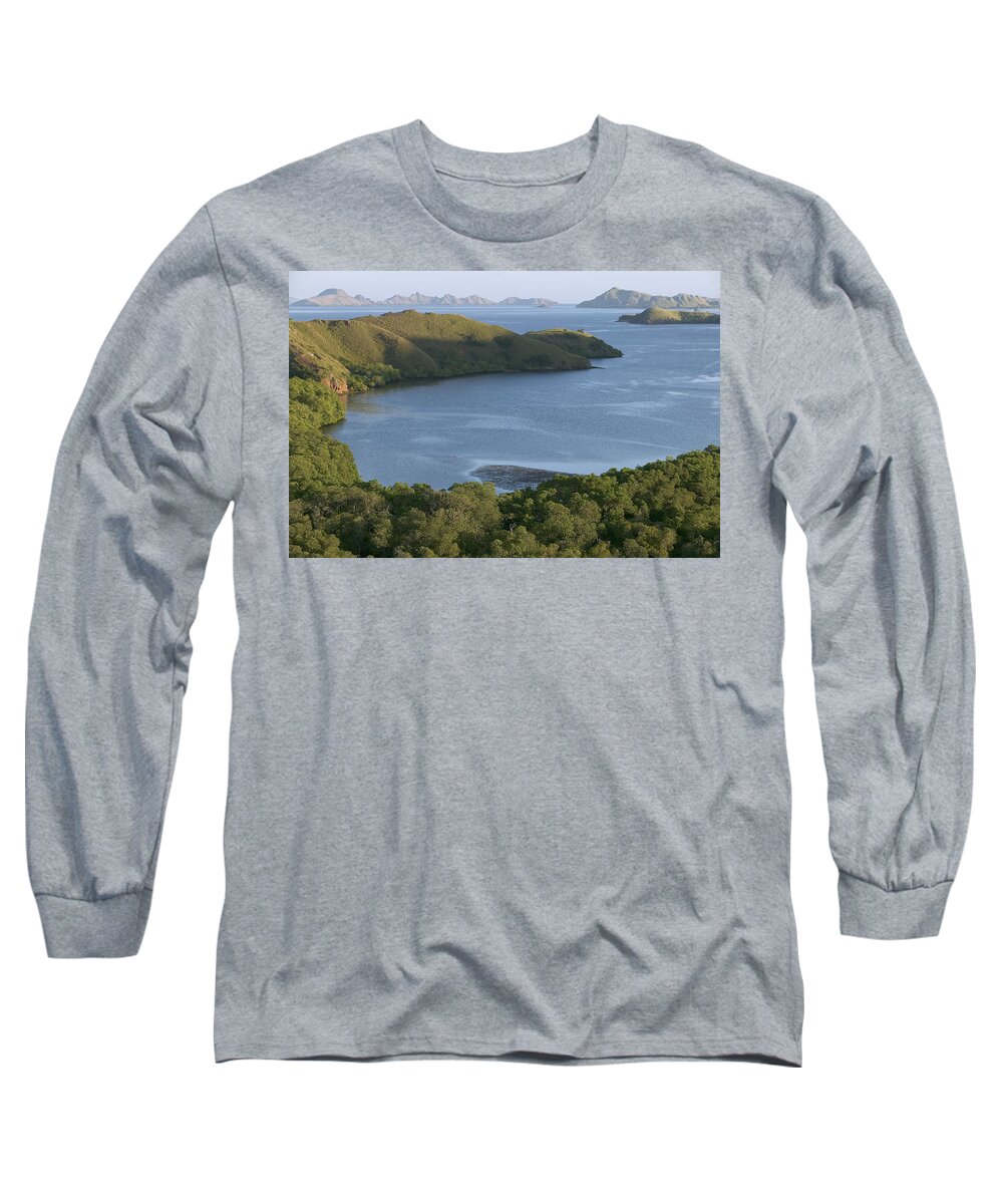 Mp Long Sleeve T-Shirt featuring the photograph Bay And Outlying Islands Off Rinca by Cyril Ruoso