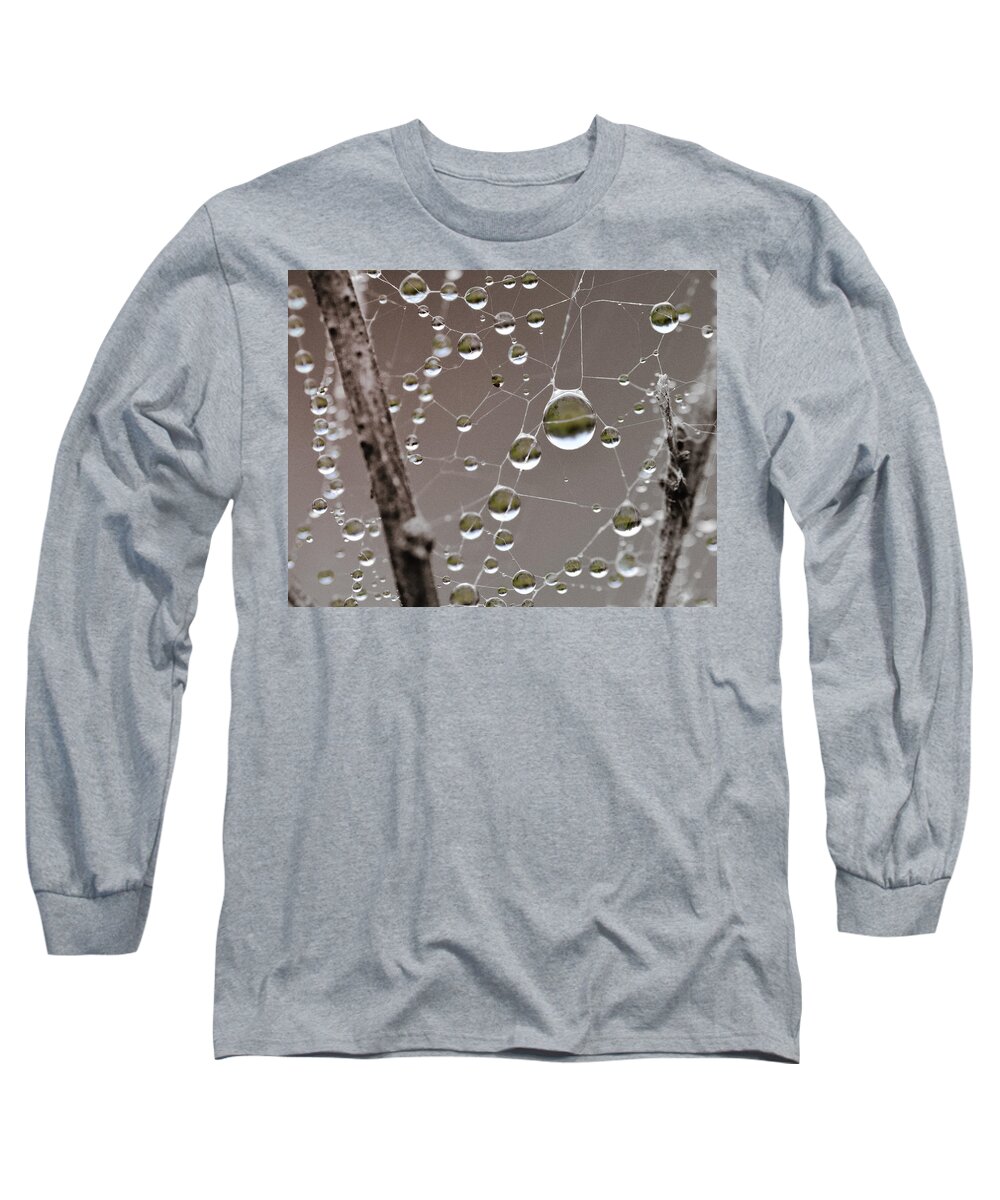 Abstract Long Sleeve T-Shirt featuring the photograph Many Worlds In One Small Space by Sue Capuano