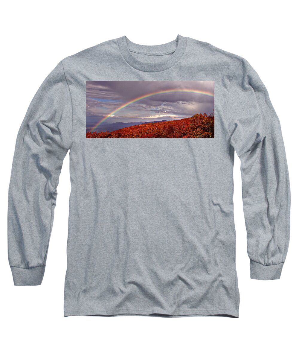 Rainbow Long Sleeve T-Shirt featuring the photograph Rainbow by Farol Tomson