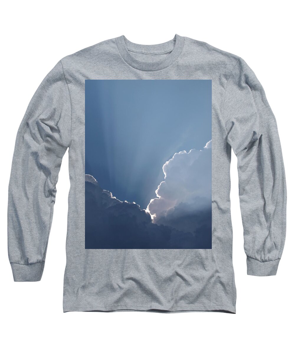 Blue Long Sleeve T-Shirt featuring the photograph Rays Of Sunshine by Teri Schuster