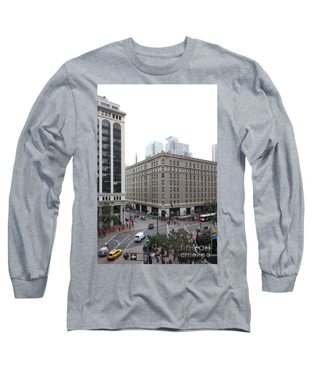 San Francisco Long Sleeve T-Shirt featuring the photograph San Francisco Market Street - 5D17886 by Wingsdomain Art and Photography
