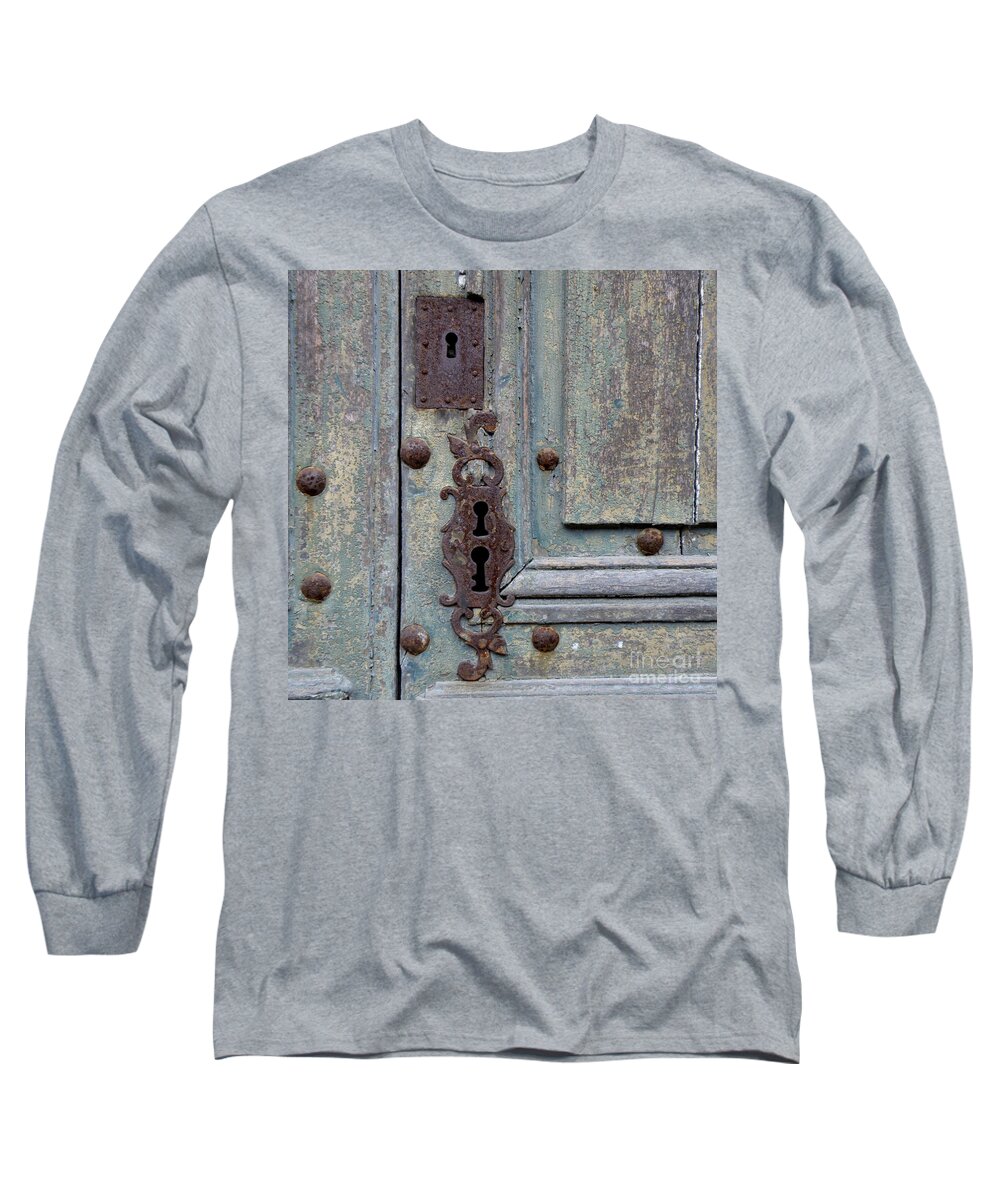 Door Long Sleeve T-Shirt featuring the photograph Weathered by Lainie Wrightson