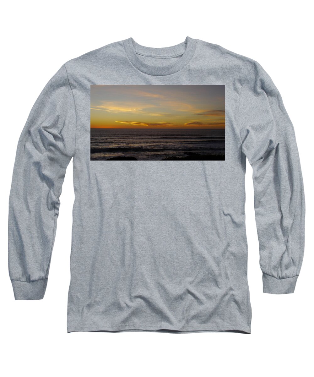  Long Sleeve T-Shirt featuring the photograph Golden Ocean by Alex King