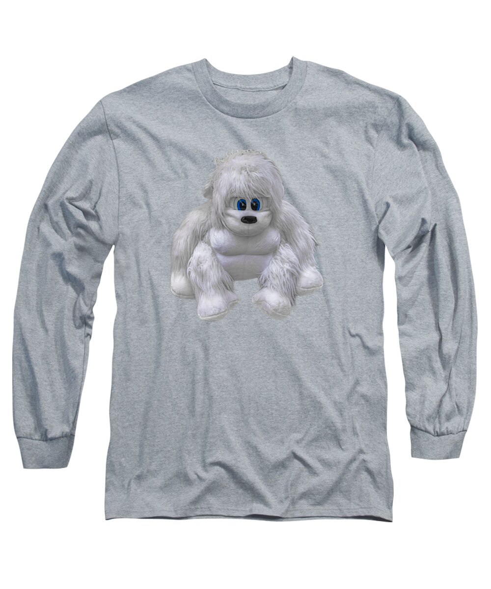 Transparent Background Long Sleeve T-Shirt featuring the photograph Abominable #1 by John Haldane
