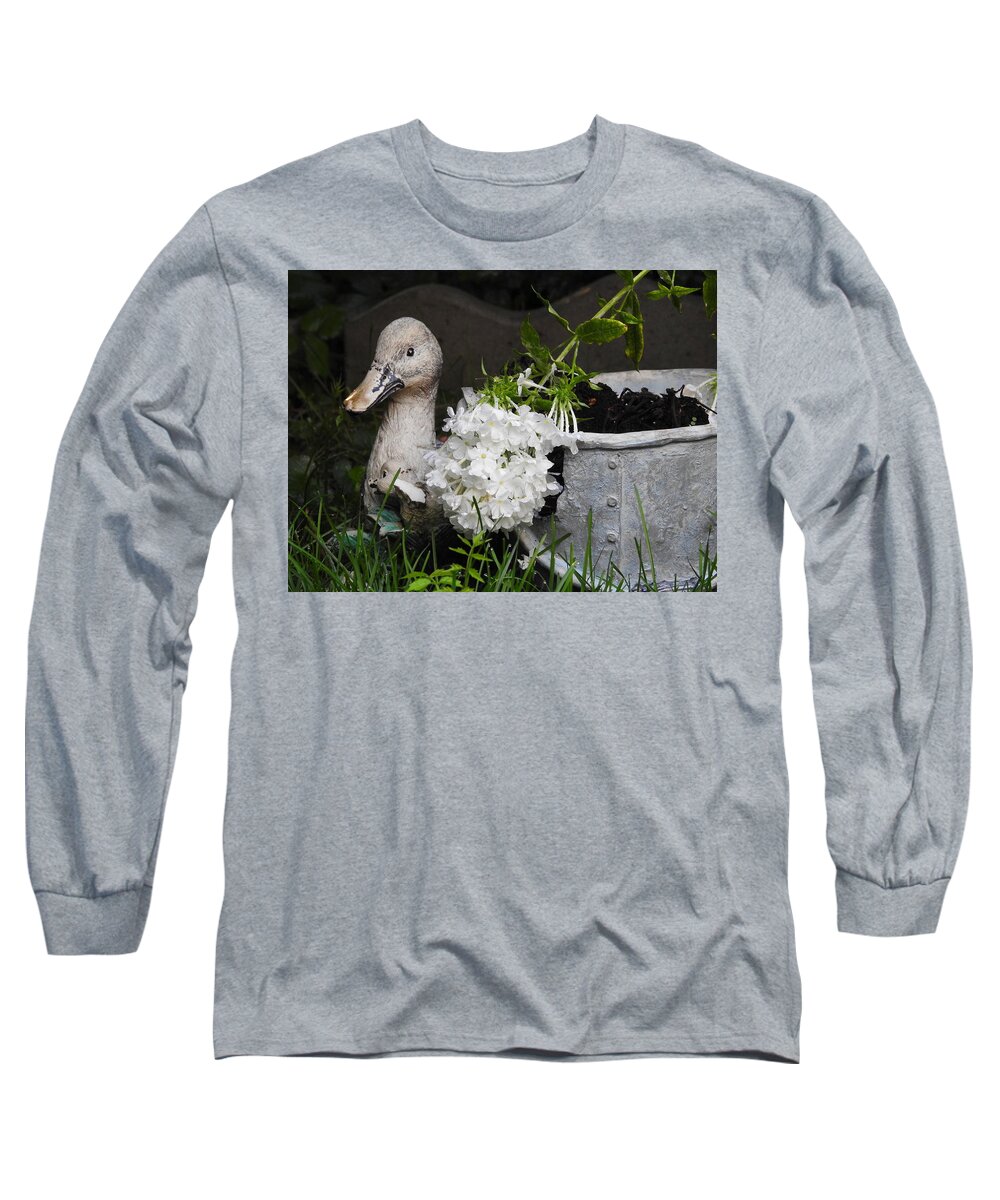 Lawn Long Sleeve T-Shirt featuring the photograph After the Rain #1 by Betty-Anne McDonald