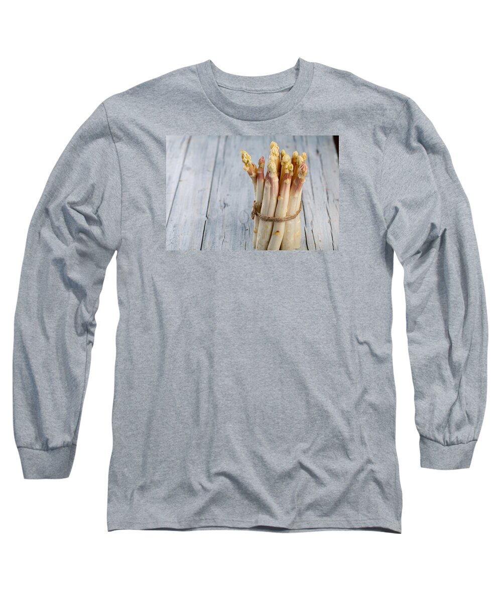 Asparagus Long Sleeve T-Shirt featuring the photograph Asparagus #1 by Nailia Schwarz