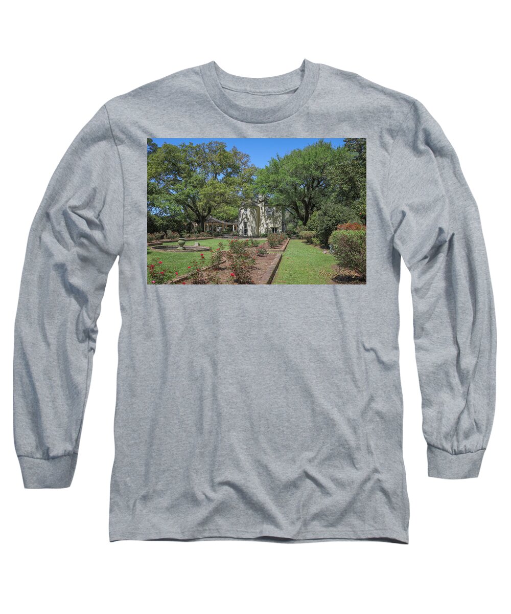 Ul Long Sleeve T-Shirt featuring the photograph Heyman House Garden 5 #1 by Gregory Daley MPSA
