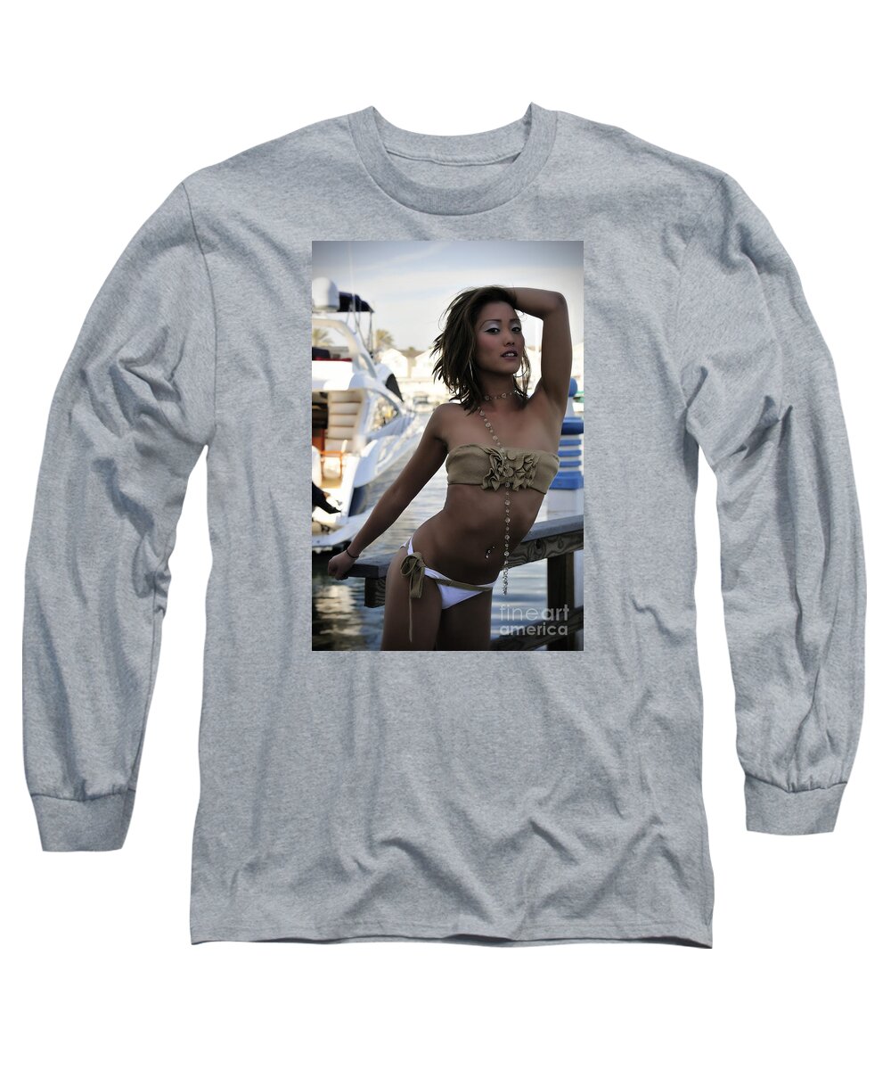 Glamour Photographs Long Sleeve T-Shirt featuring the photograph Lets go #1 by Robert WK Clark