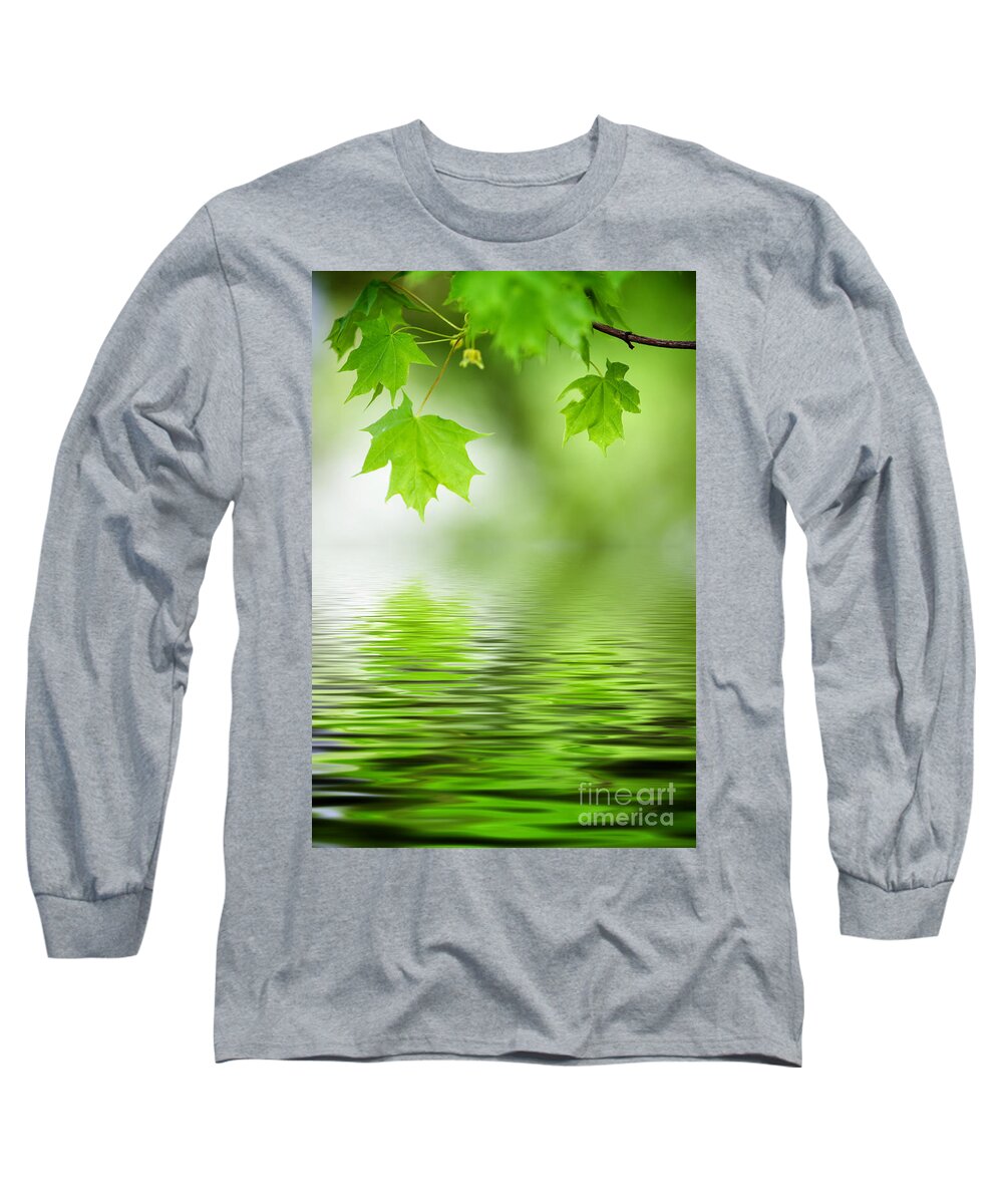 Autumn Long Sleeve T-Shirt featuring the photograph Maple tree #1 by Kati Finell