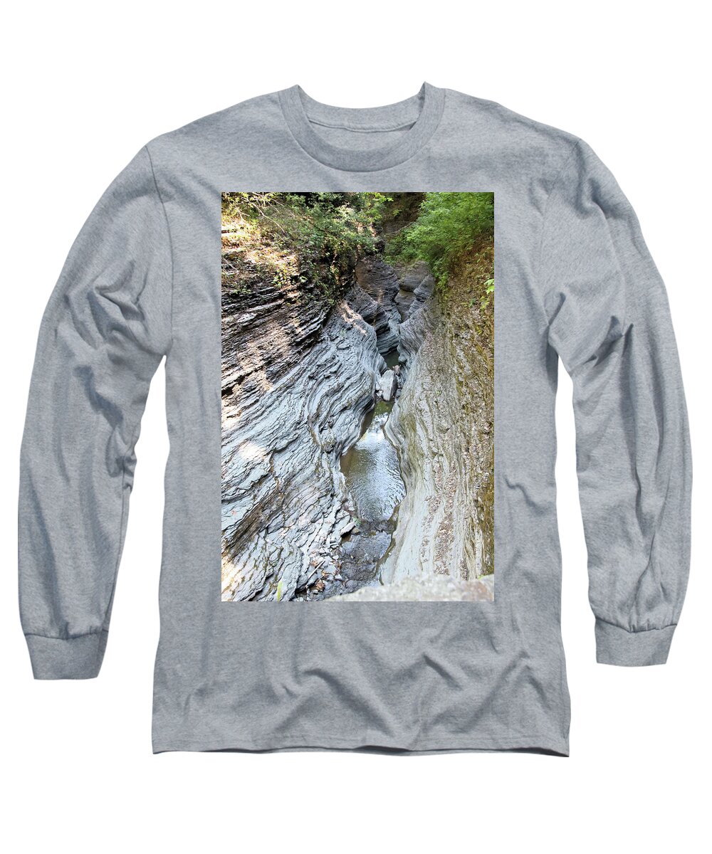 Watkins Glen Long Sleeve T-Shirt featuring the photograph Watkins Glen New York #1 by Susan Jensen