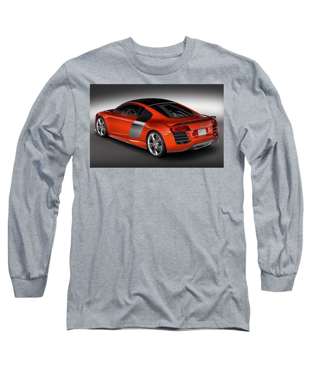 Audi Long Sleeve T-Shirt featuring the digital art Audi #12 by Super Lovely