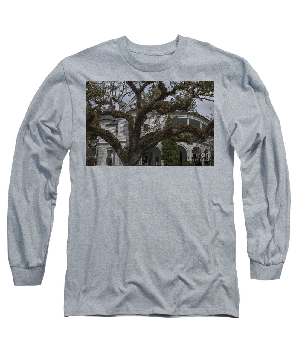 2 Meeting Street Long Sleeve T-Shirt featuring the photograph 1890s Mansion by Dale Powell