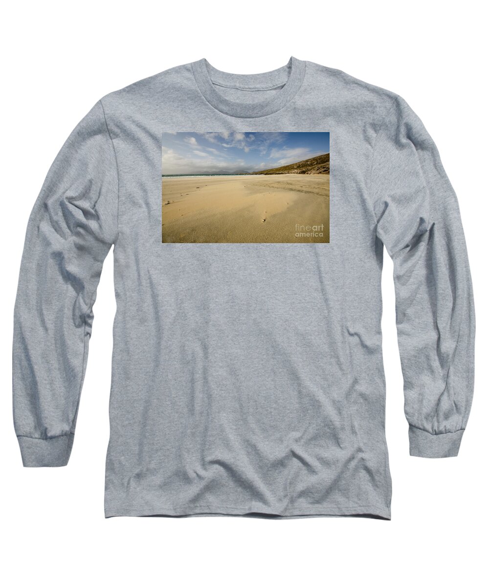 Luskentyre Beach Long Sleeve T-Shirt featuring the photograph Luskentyre Beach #2 by Smart Aviation