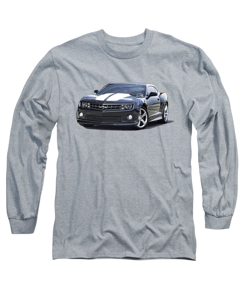 2010 Chevrolet Camaro Ssrs Pure Muscle Long Sleeve T-Shirt featuring the photograph Camaro S S R S by Jack Pumphrey