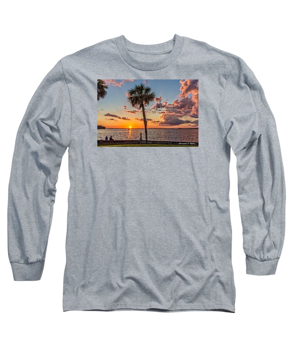 Christopher Holmes Photography Long Sleeve T-Shirt featuring the photograph Sunset Over Lake Eustis #1 by Christopher Holmes