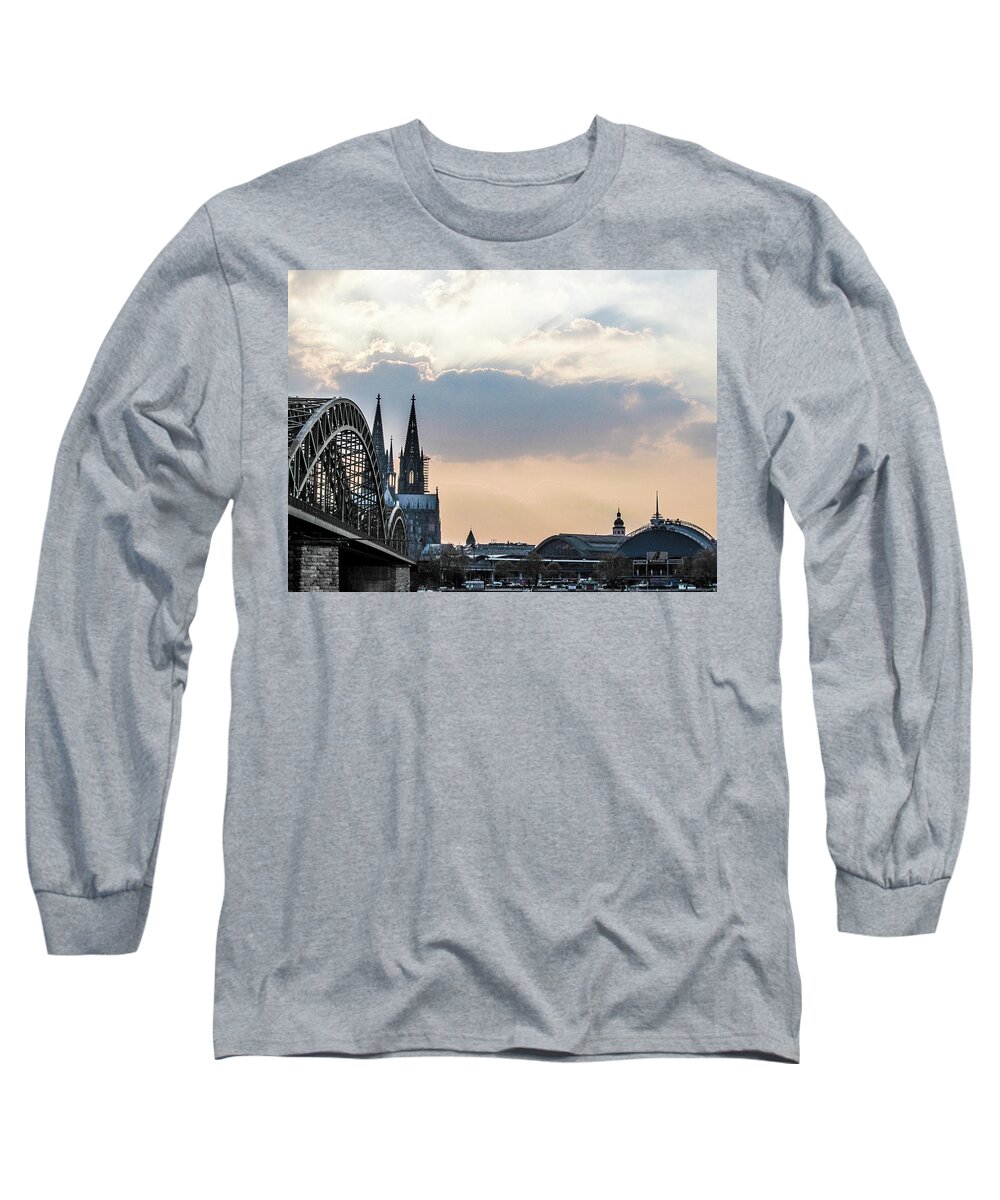 Koln Long Sleeve T-Shirt featuring the photograph Cologne #3 by Cesar Vieira