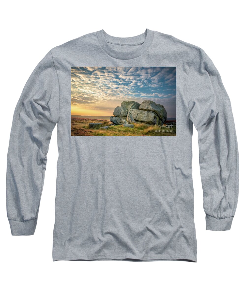 Airedale Long Sleeve T-Shirt featuring the photograph Sunset by Hitching Stone #4 by Mariusz Talarek