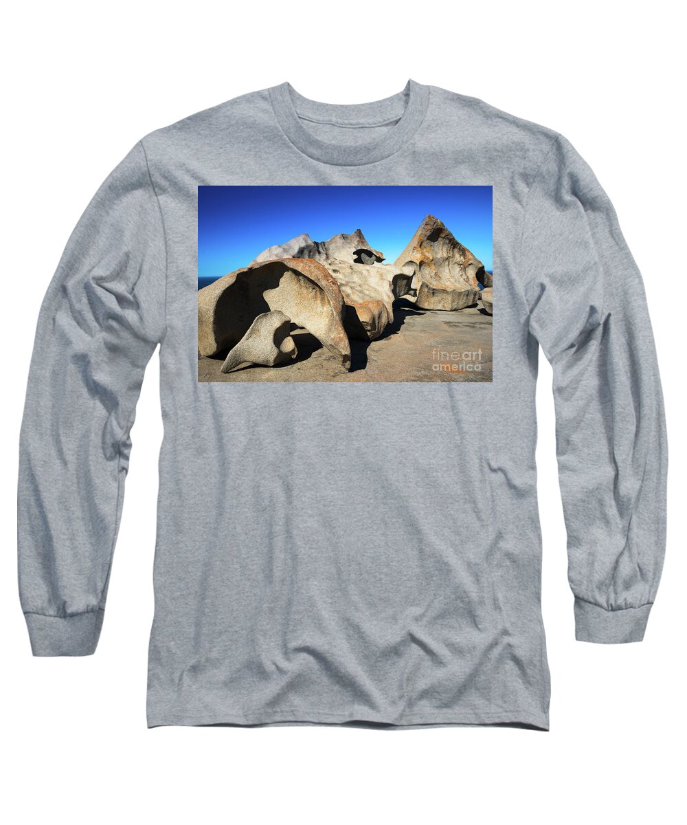2017 Long Sleeve T-Shirt featuring the photograph Remarkable Rocks #5 by Andrew Michael