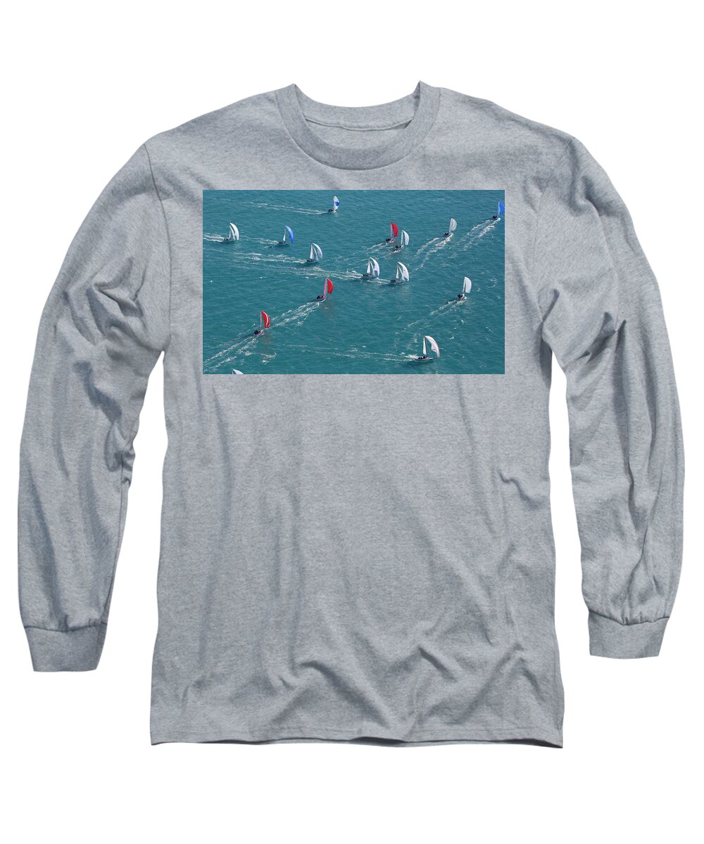 Key Long Sleeve T-Shirt featuring the photograph Watercolors #248 by Steven Lapkin