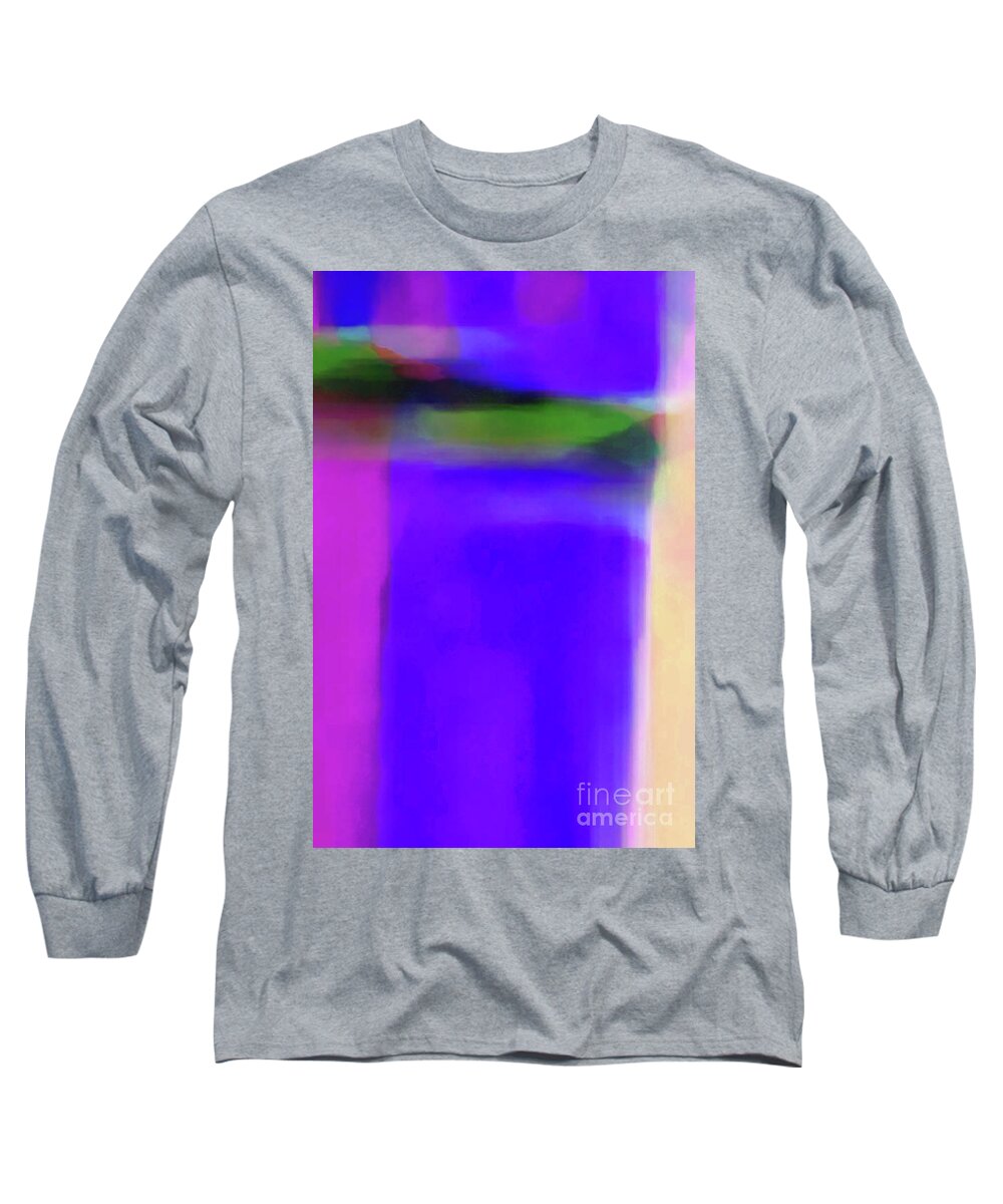 Walter Paul Bebirian Long Sleeve T-Shirt featuring the digital art 9-4-2015gabcdefghijklmn by Walter Paul Bebirian