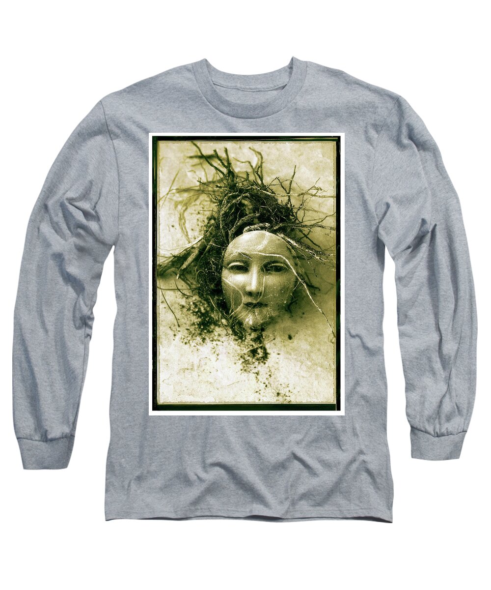 Primitive Art Long Sleeve T-Shirt featuring the photograph A Graft In Winter by David Chasey
