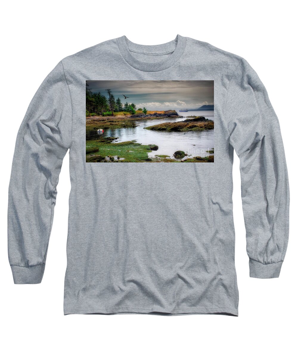 Cove Long Sleeve T-Shirt featuring the photograph A Peaceful Bay by Barry Weiss