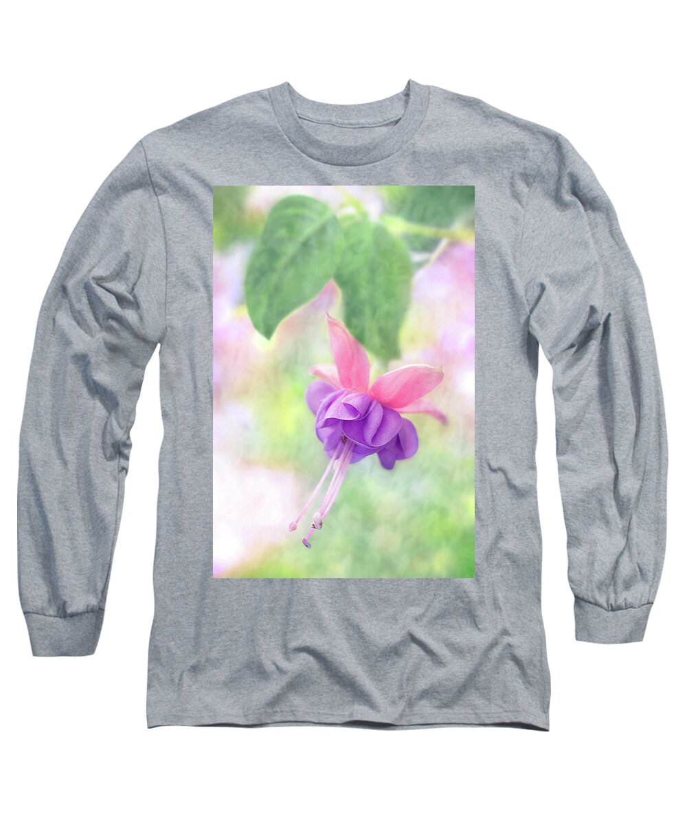 Fuchsia Long Sleeve T-Shirt featuring the photograph A Piacere by Iryna Goodall