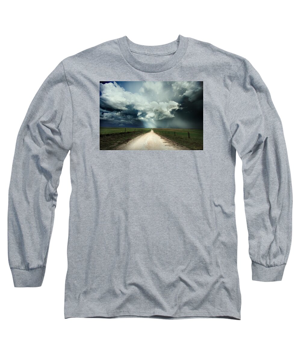 Weather Long Sleeve T-Shirt featuring the photograph God's Light by Brian Gustafson