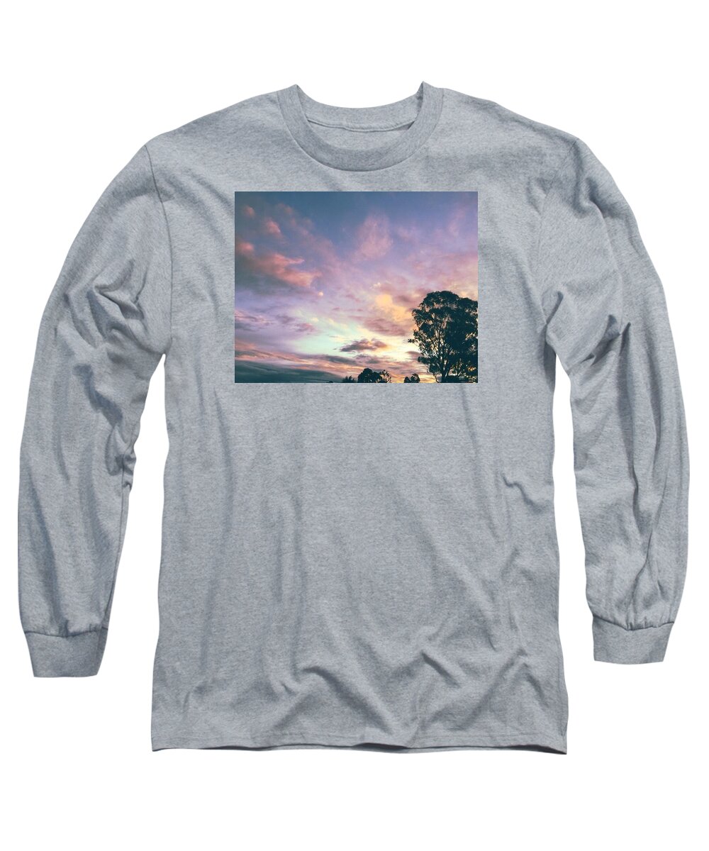 Sunset Long Sleeve T-Shirt featuring the photograph After The Storm by Amanda S Leek