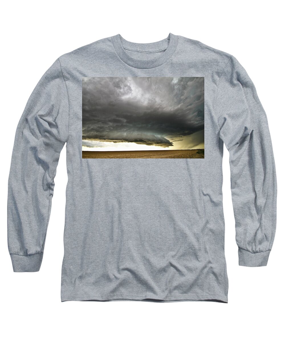 Colorado Long Sleeve T-Shirt featuring the photograph Akron CO Beast by Ryan Crouse